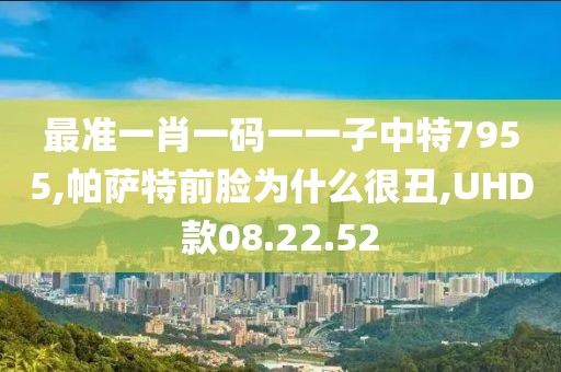最准一肖一码一一子中特7955,帕萨特前脸为什么很丑,UHD款08.22.52