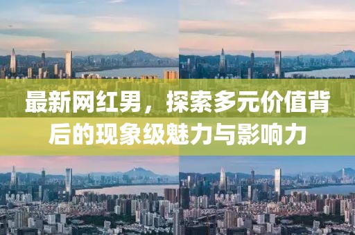 最新网红男，探索多元价值背后的现象级魅力与影响力