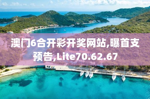 澳门6合开彩开奖网站,曝首支预告,Lite70.62.67
