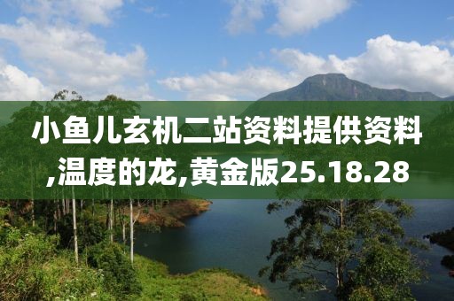 小鱼儿玄机二站资料提供资料,温度的龙,黄金版25.18.28