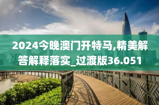 2024今晚澳门开特马,精美解答解释落实_过渡版36.051