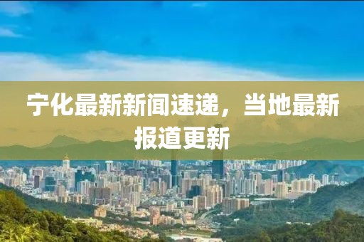 宁化最新新闻速递，当地最新报道更新