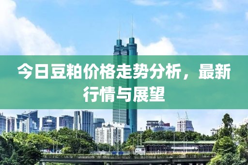 今日豆粕价格走势分析，最新行情与展望