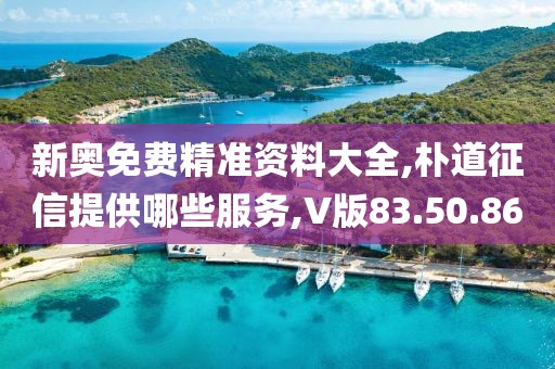新奥免费精准资料大全,朴道征信提供哪些服务,V版83.50.86