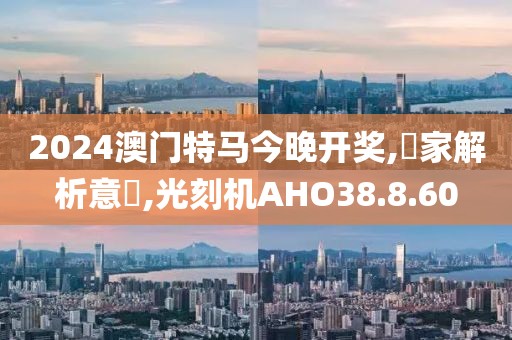 2024澳门特马今晚开奖,專家解析意見,光刻机AHO38.8.60
