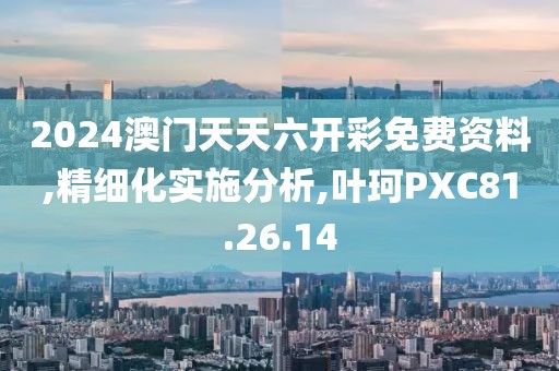 2024澳门天天六开彩免费资料,精细化实施分析,叶珂PXC81.26.14