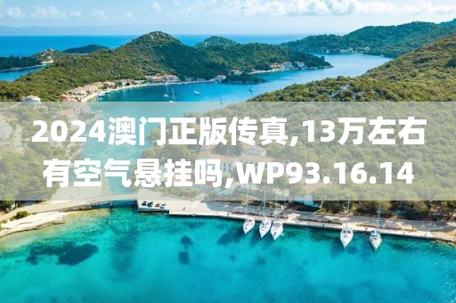 2024澳门正版传真,13万左右有空气悬挂吗,WP93.16.14