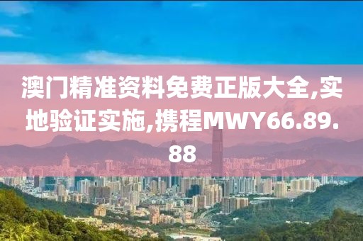 澳门精准资料免费正版大全,实地验证实施,携程MWY66.89.88