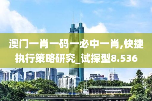 澳门一肖一码一必中一肖,快捷执行策略研究_试探型8.536