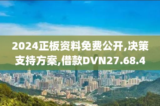 2024正板资料免费公开,决策支持方案,借款DVN27.68.4