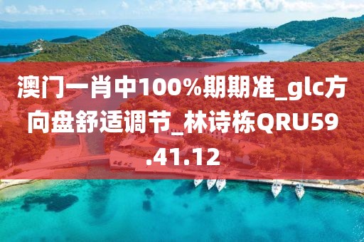澳门一肖中100%期期准_glc方向盘舒适调节_林诗栋QRU59.41.12