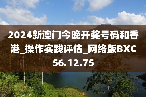 2024新澳门今晚开奖号码和香港_操作实践评估_网络版BXC56.12.75