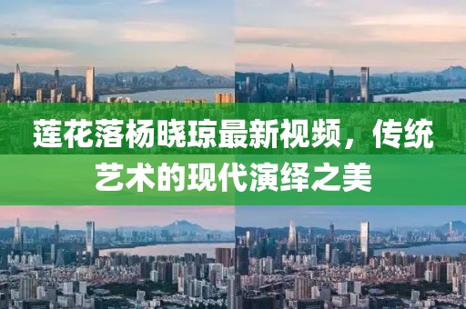 莲花落杨晓琼最新视频，传统艺术的现代演绎之美