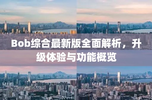 Bob综合最新版全面解析，升级体验与功能概览