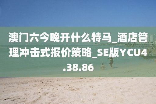 澳门六今晚开什么特马_酒店管理冲击式报价策略_SE版YCU4.38.86