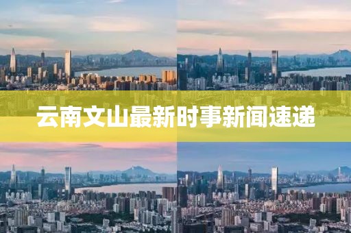 云南文山最新时事新闻速递