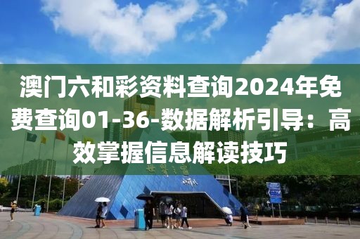 澳门六和彩资料查询2024年免费查询01-36-数据解析引导：高效掌握信息解读技巧