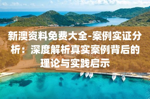 新澳资料免费大全-案例实证分析：深度解析真实案例背后的理论与实践启示
