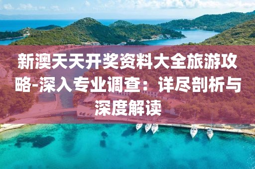 新澳天天开奖资料大全旅游攻略-深入专业调查：详尽剖析与深度解读