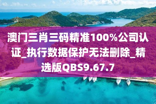 澳门三肖三码精准100%公司认证_执行数据保护无法删除_精选版QBS9.67.7