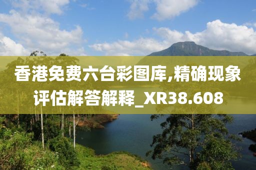 香港免费六台彩图库,精确现象评估解答解释_XR38.608