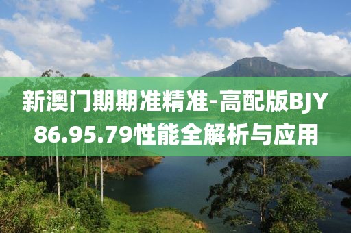 新澳门期期准精准-高配版BJY86.95.79性能全解析与应用