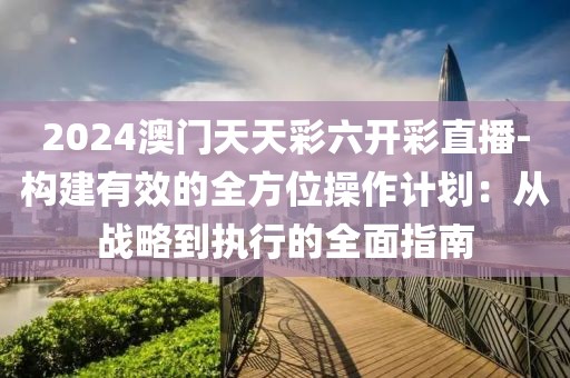 2024澳门天天彩六开彩直播-构建有效的全方位操作计划：从战略到执行的全面指南