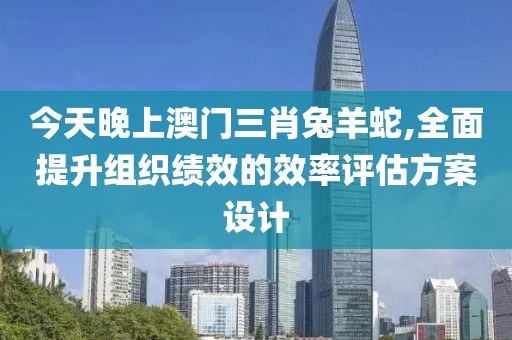 今天晚上澳门三肖兔羊蛇,全面提升组织绩效的效率评估方案设计