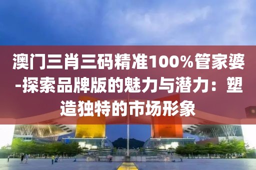 澳门三肖三码精准100%管家婆-探索品牌版的魅力与潜力：塑造独特的市场形象