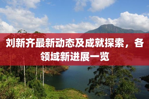 刘新齐最新动态及成就探索，各领域新进展一览