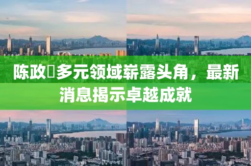 陈政髙多元领域崭露头角，最新消息揭示卓越成就