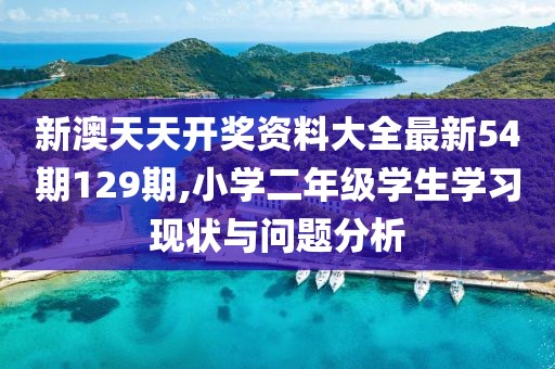 新澳天天开奖资料大全最新54期129期,小学二年级学生学习现状与问题分析