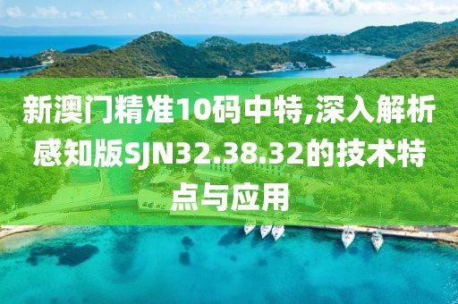 新澳门精准10码中特,深入解析感知版SJN32.38.32的技术特点与应用