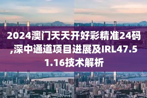 2024澳门天天开好彩精准24码,深中通道项目进展及IRL47.51.16技术解析