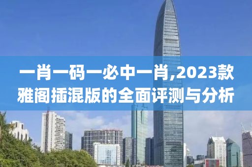 一肖一码一必中一肖,2023款雅阁插混版的全面评测与分析