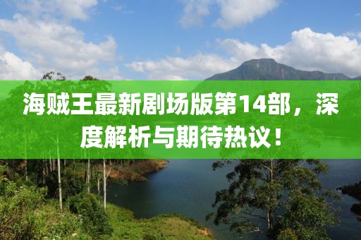 海贼王最新剧场版第14部，深度解析与期待热议！