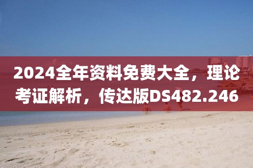 2024全年资料免费大全，理论考证解析，传达版DS482.246