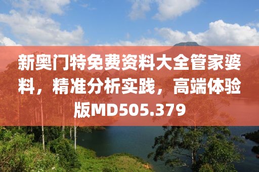 新奥门特免费资料大全管家婆料，精准分析实践，高端体验版MD505.379