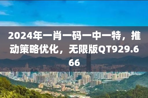 2024年一肖一码一中一特，推动策略优化，无限版QT929.666