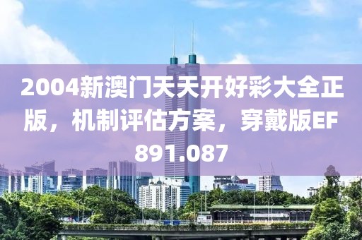 2004新澳门天天开好彩大全正版，机制评估方案，穿戴版EF891.087