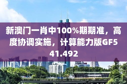 新澳门一肖中100%期期准，高度协调实施，计算能力版GF541.492