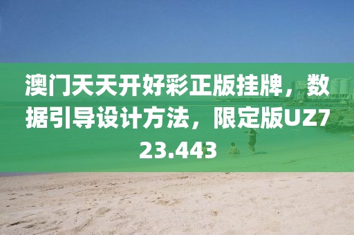 澳门天天开好彩正版挂牌，数据引导设计方法，限定版UZ723.443