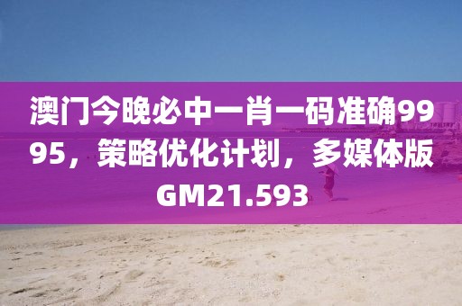 澳门今晚必中一肖一码准确9995，策略优化计划，多媒体版GM21.593