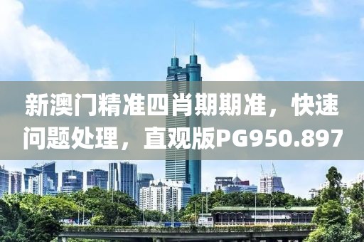 新澳门精准四肖期期准，快速问题处理，直观版PG950.897