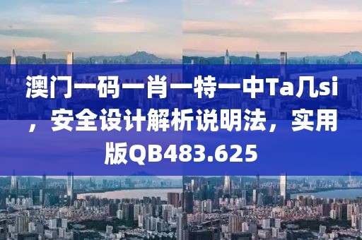 澳门一码一肖一特一中Ta几si，安全设计解析说明法，实用版QB483.625