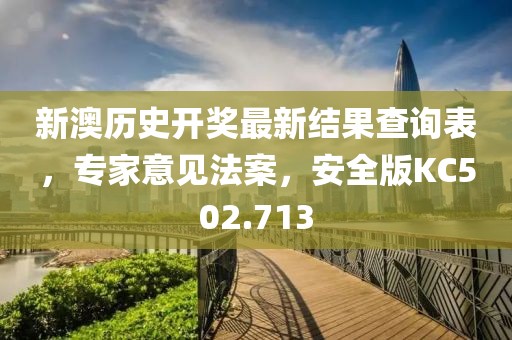 新澳历史开奖最新结果查询表，专家意见法案，安全版KC502.713