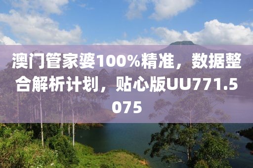 澳门管家婆100%精准，数据整合解析计划，贴心版UU771.5075