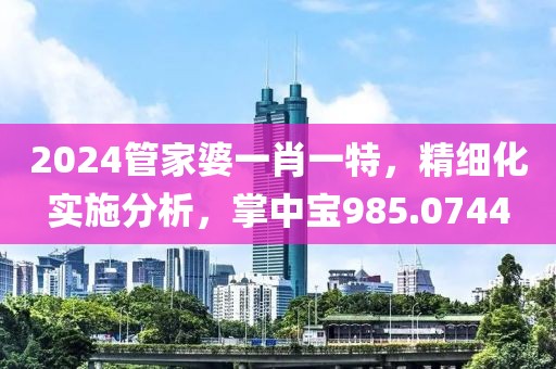 2024管家婆一肖一特，精细化实施分析，掌中宝985.0744