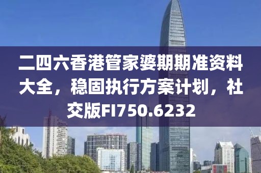 二四六香港管家婆期期准资料大全，稳固执行方案计划，社交版FI750.6232