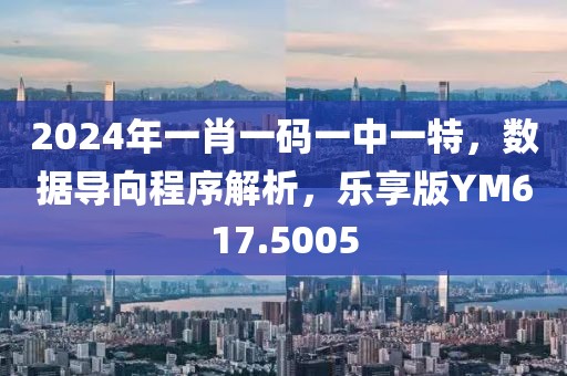 2024年一肖一码一中一特，数据导向程序解析，乐享版YM617.5005